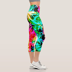 Sommerliche Gefärbte Krawatte Breeze, Capris Leggi