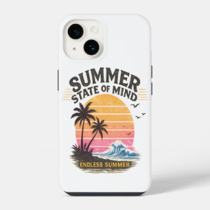 Sommerliche Gemütsverfassung Vintage iPhone 14 Hülle