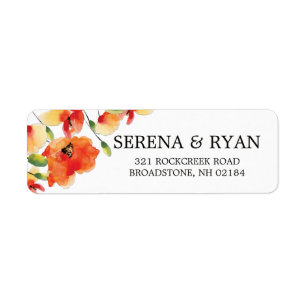 Sommerliche Goldene Mohn-Hochzeit