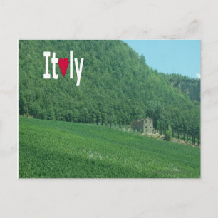 Sommerliche Italienische Landschaft Postkarte