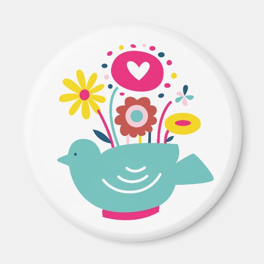 Sommerliche Liebe Magnet (Vorne)