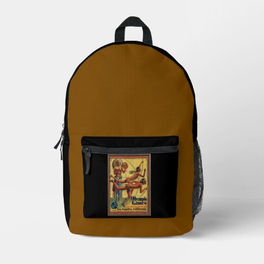 "Sommerliche Olympia 1932" Bedruckter Rucksack (Vorderseite)
