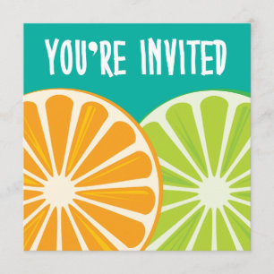 Sommerliche Party Einladung