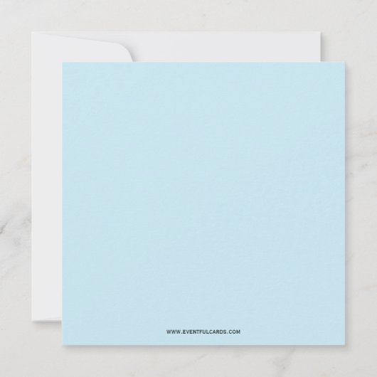 Sommerliche Party Einladung (Rückseite)