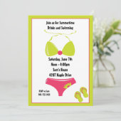 Sommerliche Party Einladung (Stehend Vorderseite)