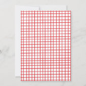 Sommerliche Party Einladung Wein und Dine (Rückseite)