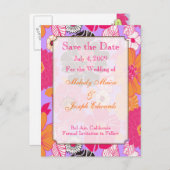 Sommerliche Party Einladungen ~ Save the Date, etc (Vorne/Hinten)