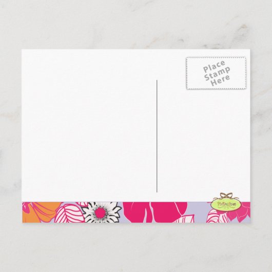 Sommerliche Party Einladungen ~ Save the Date, etc (Rückseite)