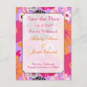 Sommerliche Party Einladungen ~ Save the Date, etc (Vorderseite)