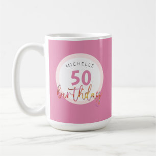Sommerliche rosa florale exotische Wasserfarben-Il Kaffeetasse