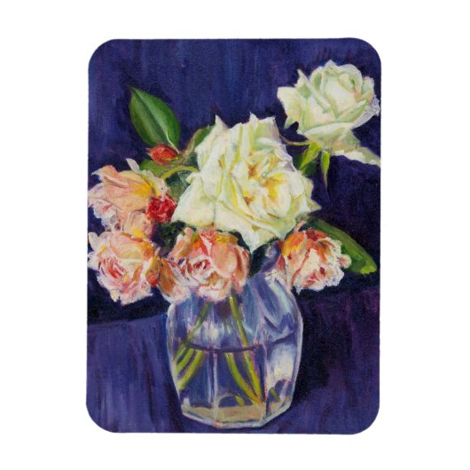 Sommerliche Rose 2007 Magnet (Vertikal)