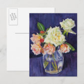 Sommerliche Rose 2007 Postkarte (Vorne/Hinten)