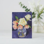 Sommerliche Rose 2007 Postkarte (Stehend Vorderseite)
