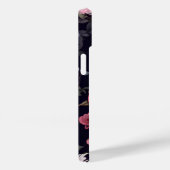 Sommerliche Rose auf schwarz Case-Mate iPhone Hülle (Rückseite / Rechts)