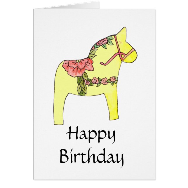 Sommerliche Rose Geburtstagskarte (Vorne)