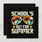 Sommerliche Schule Einladung (Vorne/Hinten)