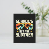 Sommerliche Schule Feiertagspostkarte (Stehend Vorderseite)