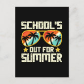 Sommerliche Schule Feiertagspostkarte (Vorderseite)