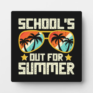 Sommerliche Schule Fotoplatte
