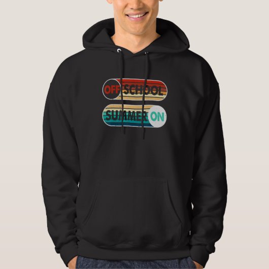 Sommerliche Schule Hoodie (Vorderseite)
