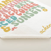 Sommerliche Sprichwort Retro Beach Ice Coffee Suns Sherpadecke (3/4)