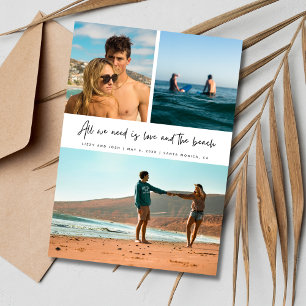 Sommerliche Strandhochzeit 3 Foto Save-the-Date Save The Date