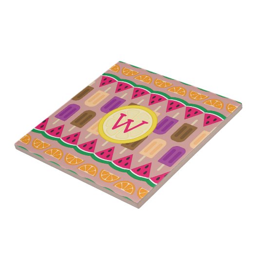 Sommerliche Süßigkeiten Fliese (Seite)