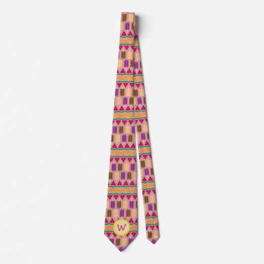 Sommerliche Süßigkeiten Männer-Neck-Tie Krawatte (Vorderseite)