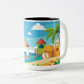 Sommerliche Tasse (VorderseiteRechts)