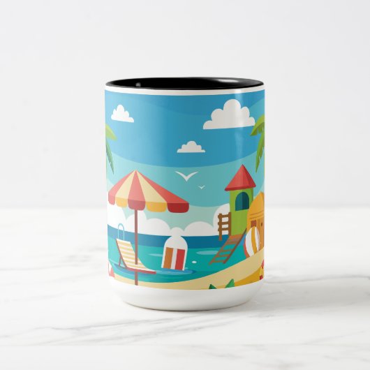 Sommerliche Tasse (Mittel)