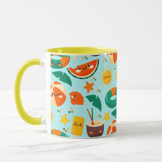 Sommerliche Tasse (Links)