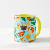 Sommerliche Tasse (VorderseiteRechts)