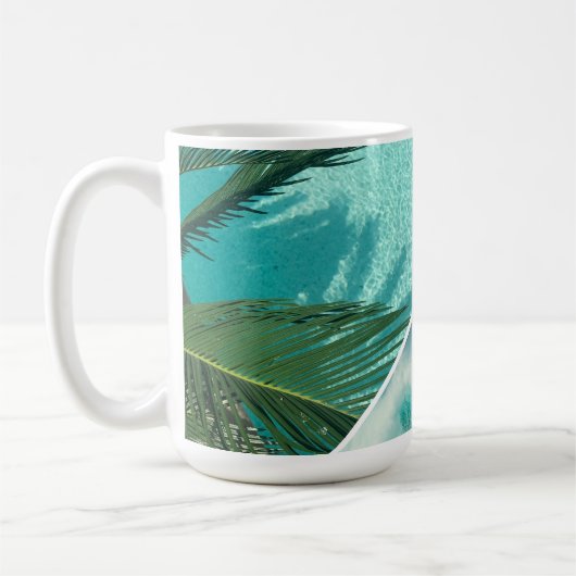 Sommerliche Tasse genießen (Links)