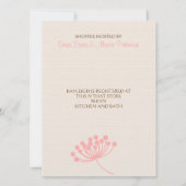 Sommerliche Traumdusche Einladung (Rückseite)