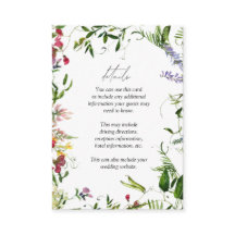 Sommerliche Wildblume Wasserfarben Hochzeiten Deta