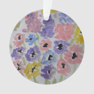 Sommerliche Wildblumen Akrylendekoration Ornament
