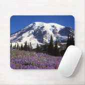 Sommerliche Wildblumen am Fuße des Rainiers, 2 Mousepad (Mit Mouse)