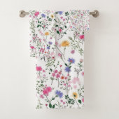 Sommerliche Wildblumen Badhandtuch Set (Insitu)