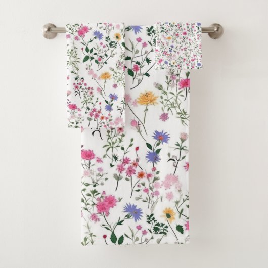 Sommerliche Wildblumen Badhandtuch Set (Insitu)