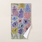 Sommerliche Wildblumen Badhandtuch Set (Handtuch)