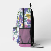 Sommerliche Wildblumen Bedruckter Rucksack (Rechts)