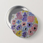 Sommerliche Wildblumen Button (Vorne & Hinten)
