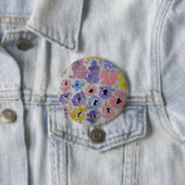 Sommerliche Wildblumen Button (Beispiel)