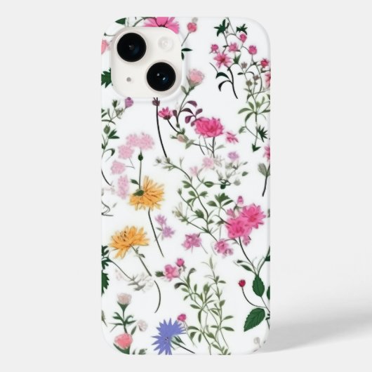 Sommerliche Wildblumen Case-Mate iPhone Hülle (Rückseite)