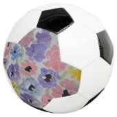 Sommerliche Wildblumen Fußball (Dreiviertel)