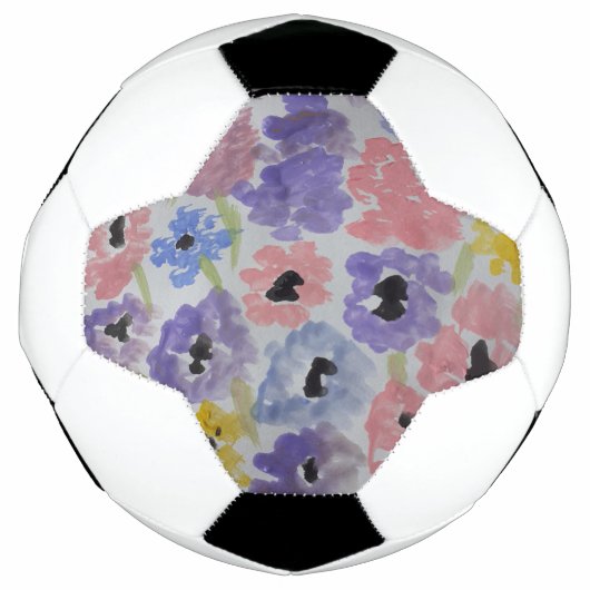 Sommerliche Wildblumen Fußball (Vorderseite)
