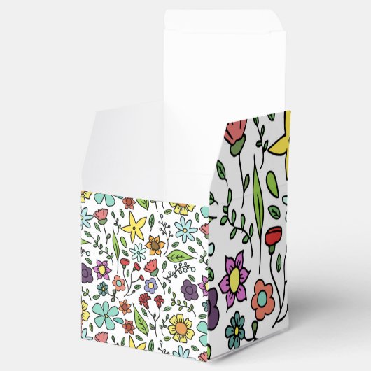 Sommerliche Wildblumen Geschenkschachtel (Geöffnet)