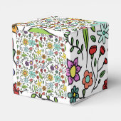 Sommerliche Wildblumen Geschenkschachtel (Rückseite)