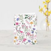 Sommerliche Wildblumen Karte (Gelbe Blume)