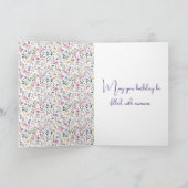 Sommerliche Wildblumen Karte (Innenseite)